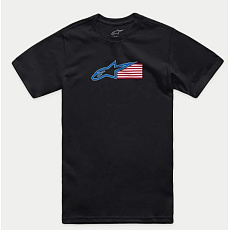 Alpinestars Racing USA CSF Tee černé Alpinestars Racing USA CSF Tee černé