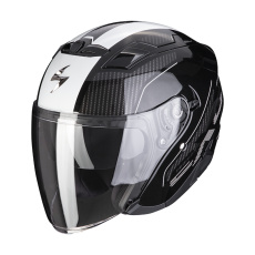 Moto přilba SCORPION EXO-230 CONDOR metalická černo/bílá Moto přilba SCORPION EXO-230 CONDOR metalická černo/bílá