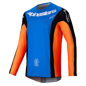 dres TECHSTAR MELT, ALPINESTARS (oranžová/modrá)