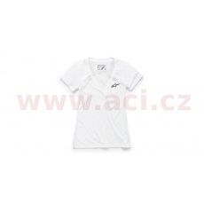 triko AGELESS VNECK TEE, ALPINESTARS, dámské (bílé) triko AGELESS VNECK TEE, ALPINESTARS, dámské (bílé)