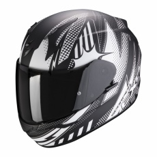 Moto přilba SCORPION EXO-390 POP matná černo/bílá Moto přilba SCORPION EXO-390 POP matná černo/bílá