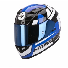 Moto přilba SCORPION EXO-710 AIR SQUARE bílo/modrá Moto přilba SCORPION EXO-710 AIR SQUARE bílo/modrá