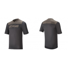 Pánský dres Alpinestars Drop 4.0 S/S Jersey Black Dark Shadow *