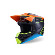 přilba S-M3 FRAY, ALPINESTARS (černá/oranžová fluo/žlutá fluo/tyrkysová) 2026