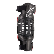 kolenní ortézy BIONIC-10 CARBON, ALPINESTARS (černá/červená, pravé koleno) kolenní ortézy BIONIC-10 CARBON, ALPINESTARS (černá/červená, pravé koleno)