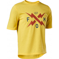Dětský dres Fox Yth Ranger Dr Ss Jersey Pear Yellow Dětský dres Fox Yth Ranger Dr Ss Jersey Pear Yellow