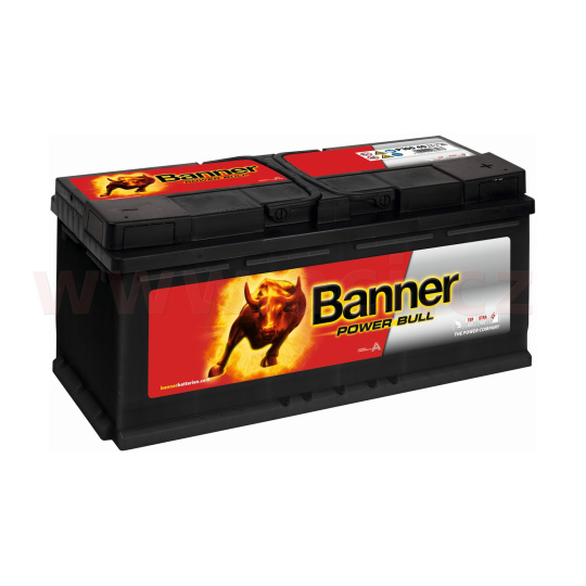 100Ah baterie 820A, pravá BANNER Power Bull 354x175x190