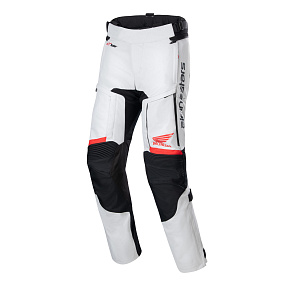 kalhoty BOGOTA PRO DRYSTAR HONDA kolekce, ALPINESTARS (světle šedá/červená fluo/černá) 2026 kalhoty BOGOTA PRO DRYSTAR HONDA kolekce, ALPINESTARS (světle šedá/červená fluo/černá) 2026