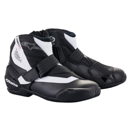 boty SMX-1 R, ALPINESTARS (černá/bílá) 2025