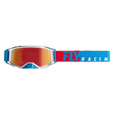 brýle ZONE PRO, FLY RACING (červené/bílá/modrá, modré chrom plexi) brýle ZONE PRO, FLY RACING (červené/bílá/modrá, modré chrom plexi)