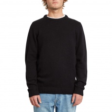 Pánský svetr Volcom Edmonder Sweater Black Pánský svetr Volcom Edmonder Sweater Black