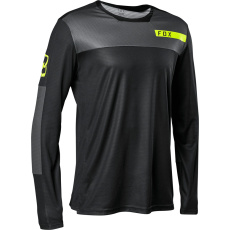 Pánský cyklo dres Fox Defend Ls Jersey Sg Black/Yellow Pánský cyklo dres Fox Defend Ls Jersey Sg Black/Yellow