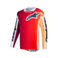 dres RACER PORTL, ALPINESTARS (červená/oranžová/světle šedá) 2026