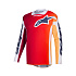 dres RACER PORTL, ALPINESTARS (červená/oranžová/světle šedá) 2026