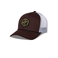 kšiltovka HEXEON TRUCKER, ALPINESTARS (hnědá/bílá)