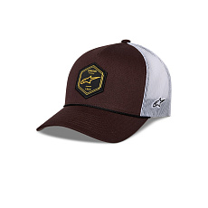 kšiltovka HEXEON TRUCKER, ALPINESTARS (hnědá/bílá) kšiltovka HEXEON TRUCKER, ALPINESTARS (hnědá/bílá)
