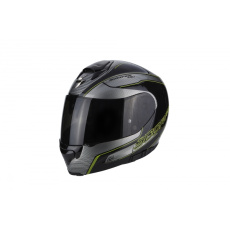 Moto přilba SCORPION EXO-3000 AIR STROLL černo/stříbrno/neonově žlutá Moto přilba SCORPION EXO-3000 AIR STROLL černo/stříbrno/neonově žlutá