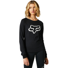 Dámské triko Fox Boundary Ls Top Black Dámské triko Fox Boundary Ls Top Black