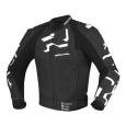 Moto bunda RICHA STRADALE černo/bílá kožená