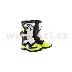 boty TECH 3S KIDS, ALPINESTARS, dětské (černé/žluté fluo/bílé)