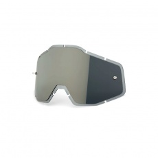 RACECRAFT/ACCURI/STRATA - Silver Mirror/Smoke Anti-Fog Injected Replacement Lens RACECRAFT/ACCURI/STRATA - Silver Mirror/Smoke Anti-Fog Injected Replacement Lens