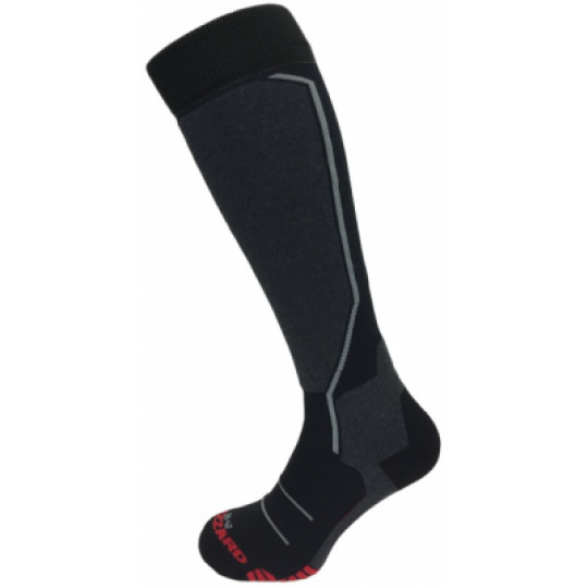 lyžařské ponožky BLIZZARD II. quality Allround ski socks, black/anthracite/grey/red
