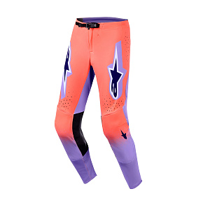 kalhoty SUPERTECH SCENZ, ALPINESTARS (oranžová korálová/fialová) 2026 kalhoty SUPERTECH SCENZ, ALPINESTARS (oranžová korálová/fialová) 2026