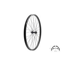 KELLYS Zapletené kolo přední KLS ASESINO 25 DSC F, 28/29", black KELLYS Zapletené kolo přední KLS ASESINO 25 DSC F, 28/29", black