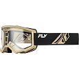 brýle FOCUS, FLY RACING - USA (černá/khaki - číré plexi)