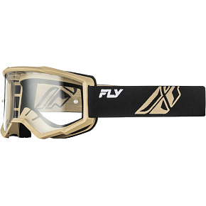 brýle FOCUS, FLY RACING - USA (černá/khaki - číré plexi) brýle FOCUS, FLY RACING - USA (černá/khaki - číré plexi)