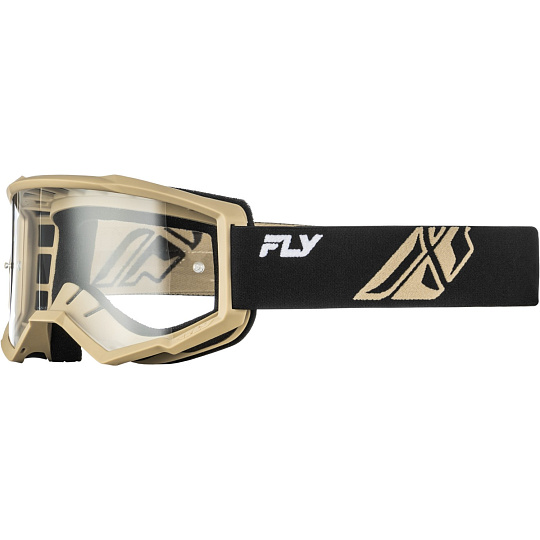 brýle FOCUS, FLY RACING - USA (černá/khaki - číré plexi) brýle FOCUS, FLY RACING - USA (černá/khaki - číré plexi)
