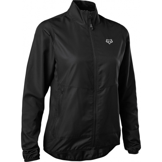 Dámská cyklo bunda Fox W Ranger Wind Jacket Black