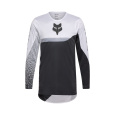Pánský MX dres Fox Flexair Fracture Jersey  White/Black