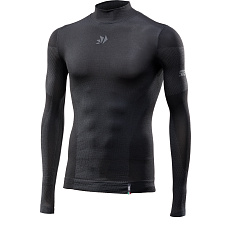 SIXS BT TS3L V2 light triko s dl. rukávem a stojáčkem černá/šedá