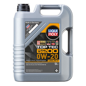 LIQUI MOLY Top Tec 6200 0W-20, syntetický motorový olej 5 l LIQUI MOLY Top Tec 6200 0W-20, syntetický motorový olej 5 l