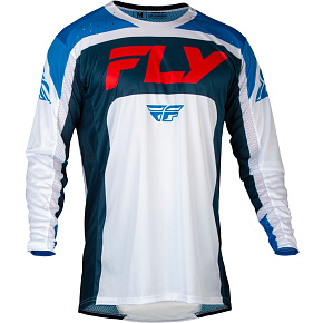 dres LITE, FLY RACING - USA 2024 (červená/bílá/modrá) dres LITE, FLY RACING - USA 2024 (červená/bílá/modrá)