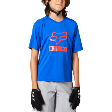 Dětský dres Fox Yth Ranger Ss Jersey Blue Dětský dres Fox Yth Ranger Ss Jersey Blue