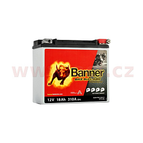 baterie 12V, YTX20HL-BS, 18Ah, 310A, BANNER Bike Bull AGM PRO 175x88x155 baterie 12V, YTX20HL-BS, 18Ah, 310A, BANNER Bike Bull AGM PRO 175x88x155