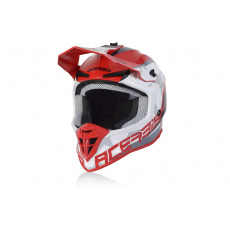 Acerbis motokros přilba LINEARčervená/bílá Acerbis motokros přilba LINEARčervená/bílá