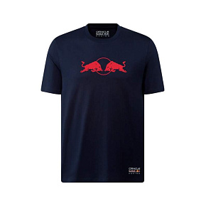 Tričko Oracle Red Bul Racing edice SPARK tmavě modré s logem - S Tričko Oracle Red Bul Racing edice SPARK tmavě modré s logem - S