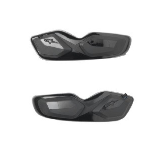 slidery špičky pro boty SMX-6 V2, ALPINESTARS (černá, plast, pár)