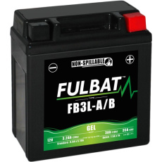 baterie 12V, YB3L-A/B GEL, 12V, 3Ah, 35A, bezúdržbová GEL technologie 98x56x110 FULBAT (aktivovaná ve výrobě) baterie 12V, YB3L-A/B GEL, 12V, 3Ah, 35A, bezúdržbová GEL technologie 98x56x110 FULBAT (aktivovaná ve výrobě)