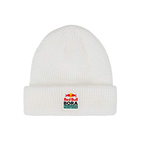 Volnočasová čepice Red Bull Bora Hansgrohe bílá s logem