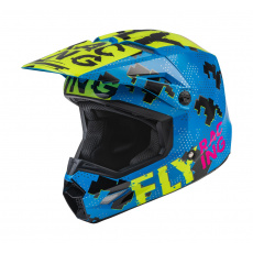přilba KINETIC SCAN, FLY RACING - USA dětská (modrá/hi-vis/růžová) přilba KINETIC SCAN, FLY RACING - USA dětská (modrá/hi-vis/růžová)