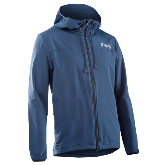Pánská cyklo bunda Northwave Rampage ightshell  Jacket Deep Blue 