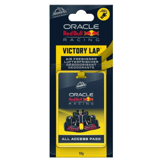 závěsná vůně do auta RED BULL Racing F1 (žlutá) 18 g