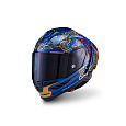 přilba SUPERTECH R10 MARTHAINATOR limitovaná edice JORGE MARTIN, ALPINESTARS (modrá perleť/zlatá/červená) 2026