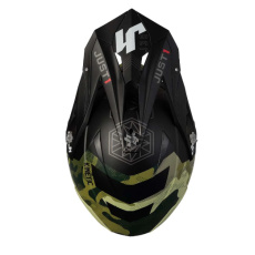 Kšilt JUST1 J39 KINETIC camo/army zeleno/černý Kšilt JUST1 J39 KINETIC camo/army zeleno/černý