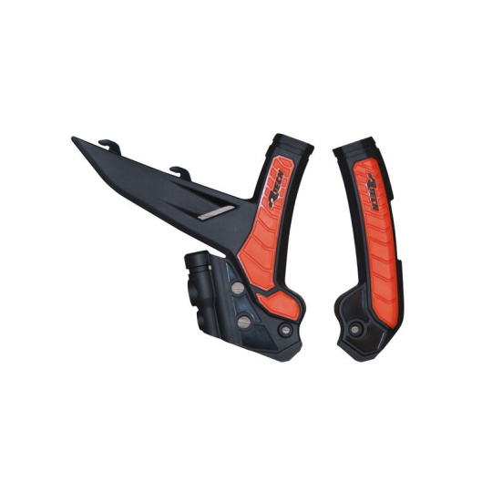 protektory rámu KTM, RTECH (sada, černo-oranžové)