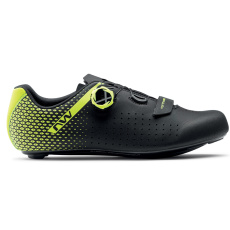 Pánské Road tretry Northwave Core Plus 2  Black/Yellow Fluo